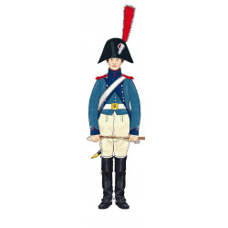 1 conducteur à pied du train d'artillerie de la garde 1804-1808