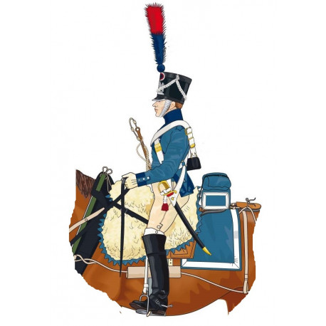 train d'artillerie de la ligne 1809-1812 soldat