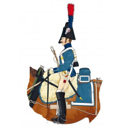 train d'artillerie de la ligne 1804-1808 soldat