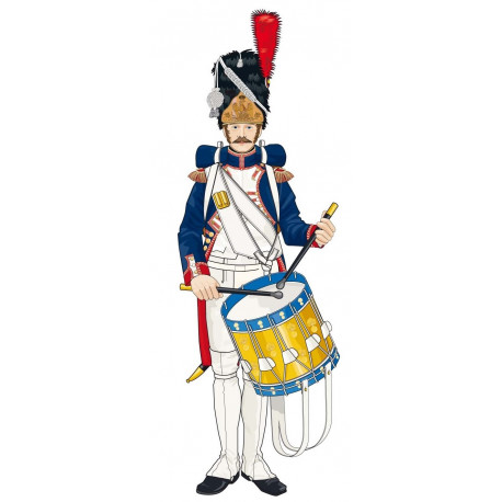 Grenadier à Pied De La Garde 1804 1812 Tambour