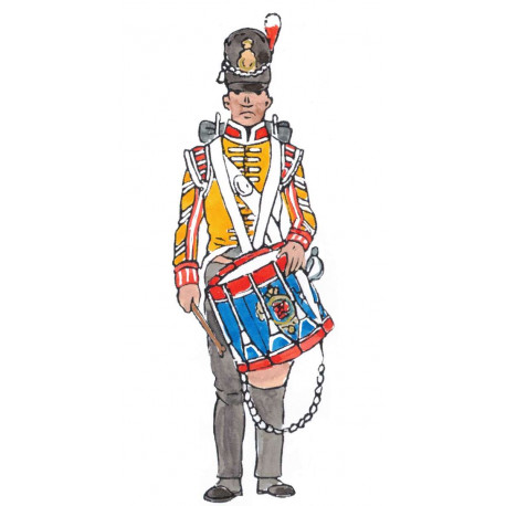 English Line Infantry 1812-1815 drums